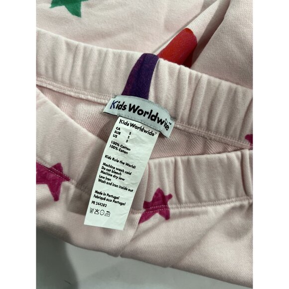 Kids Worldwide Heart Pant in Pink - Picture 4 of 4